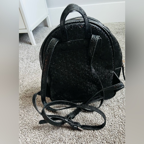 Guess Embossed Black Backpack - Picture 2 of 2
